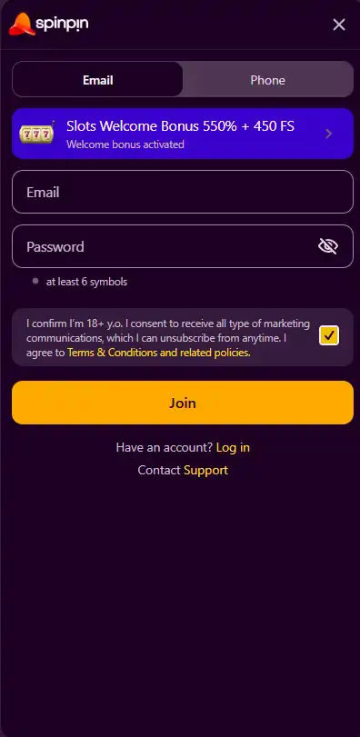 SpinPin Login: Getting Started
